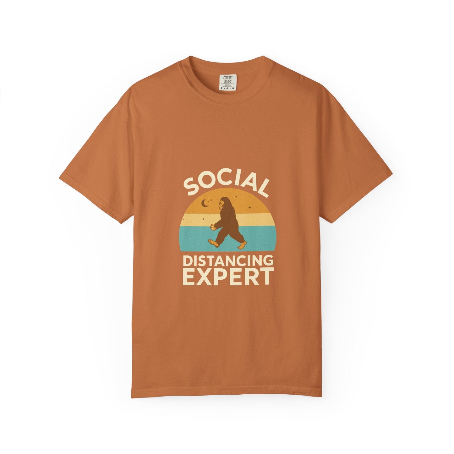 Dyed T-shirt – Snazzy Social Distance Edition Printify