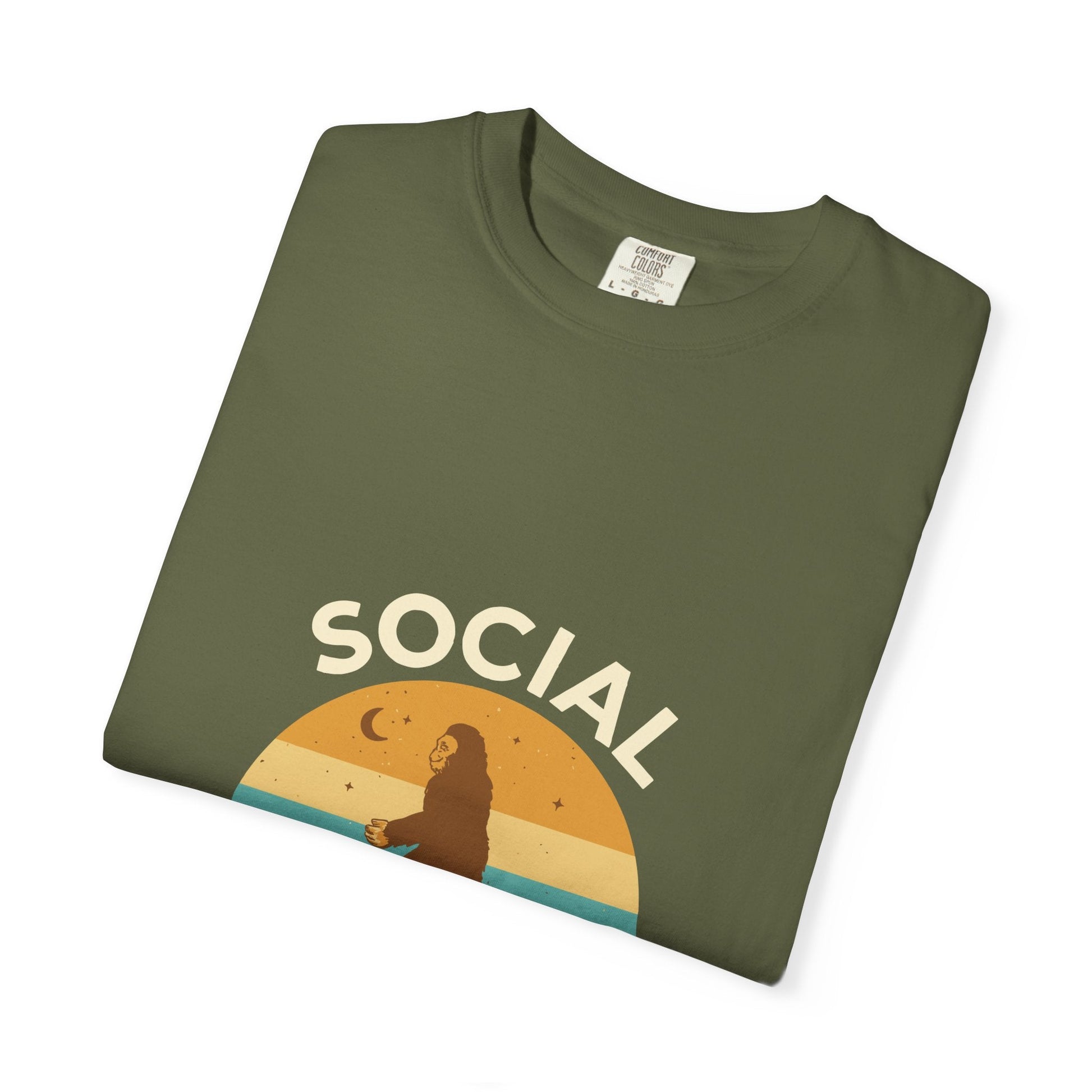 Dyed T-shirt – Snazzy Social Distance Edition Printify