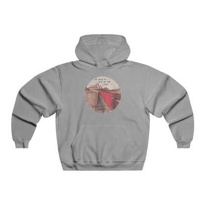 Hand-Drawn Desert Men's NUBLEND® Hooded Sweatshirt - snazzymerch