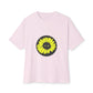 Bloom Aura Unisex Oversized Boxy Tee - snazzymerch