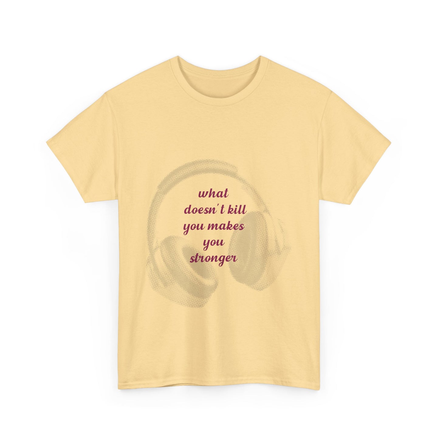 Stronger Soundwaves Unisex Heavy cotton tee Printify