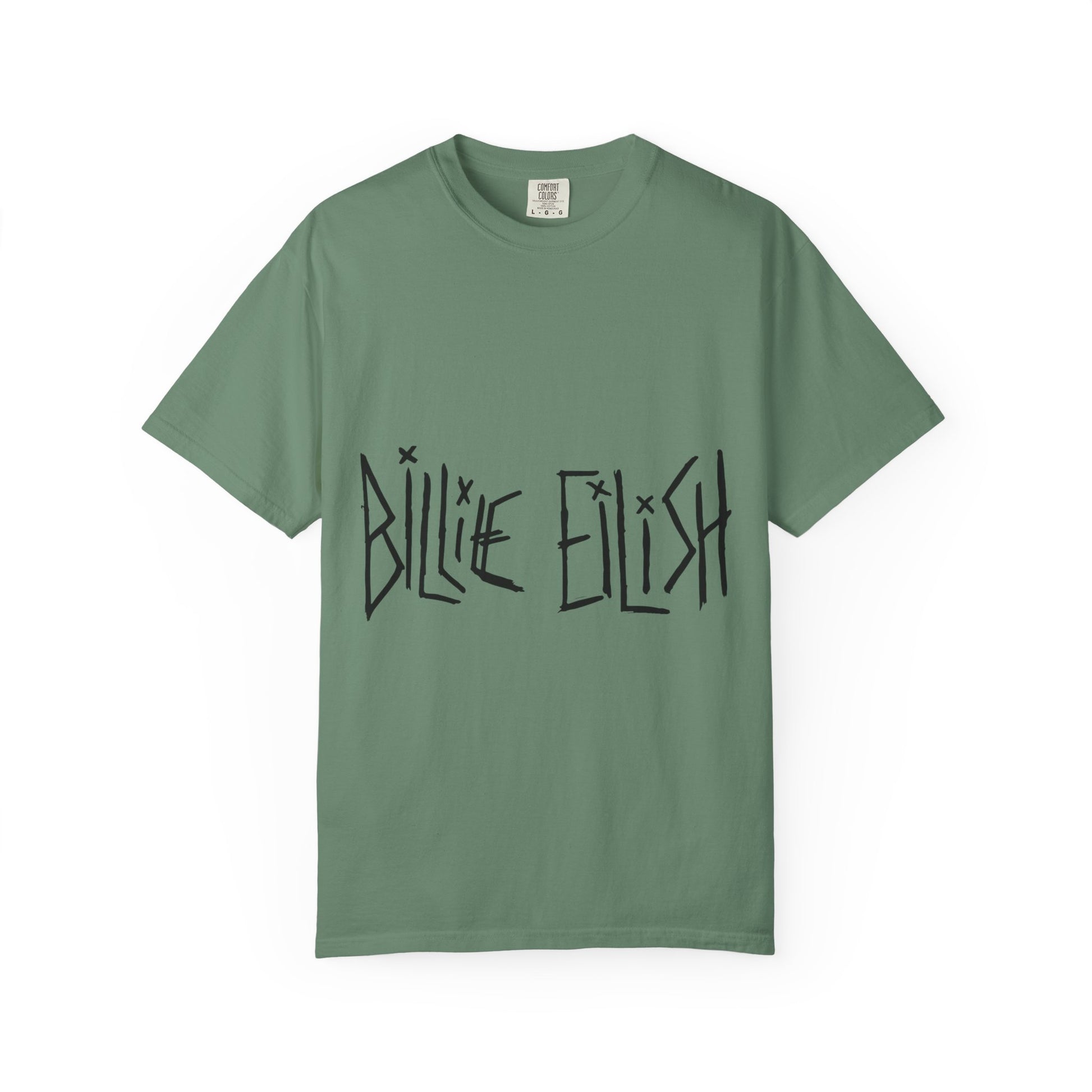 Billie Eilish Inspired Dyed T-shirt – Twisted Ink Font Edition Printify