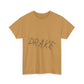 Dra-ke Graffiti Script Heavy Cotton Tee Printify