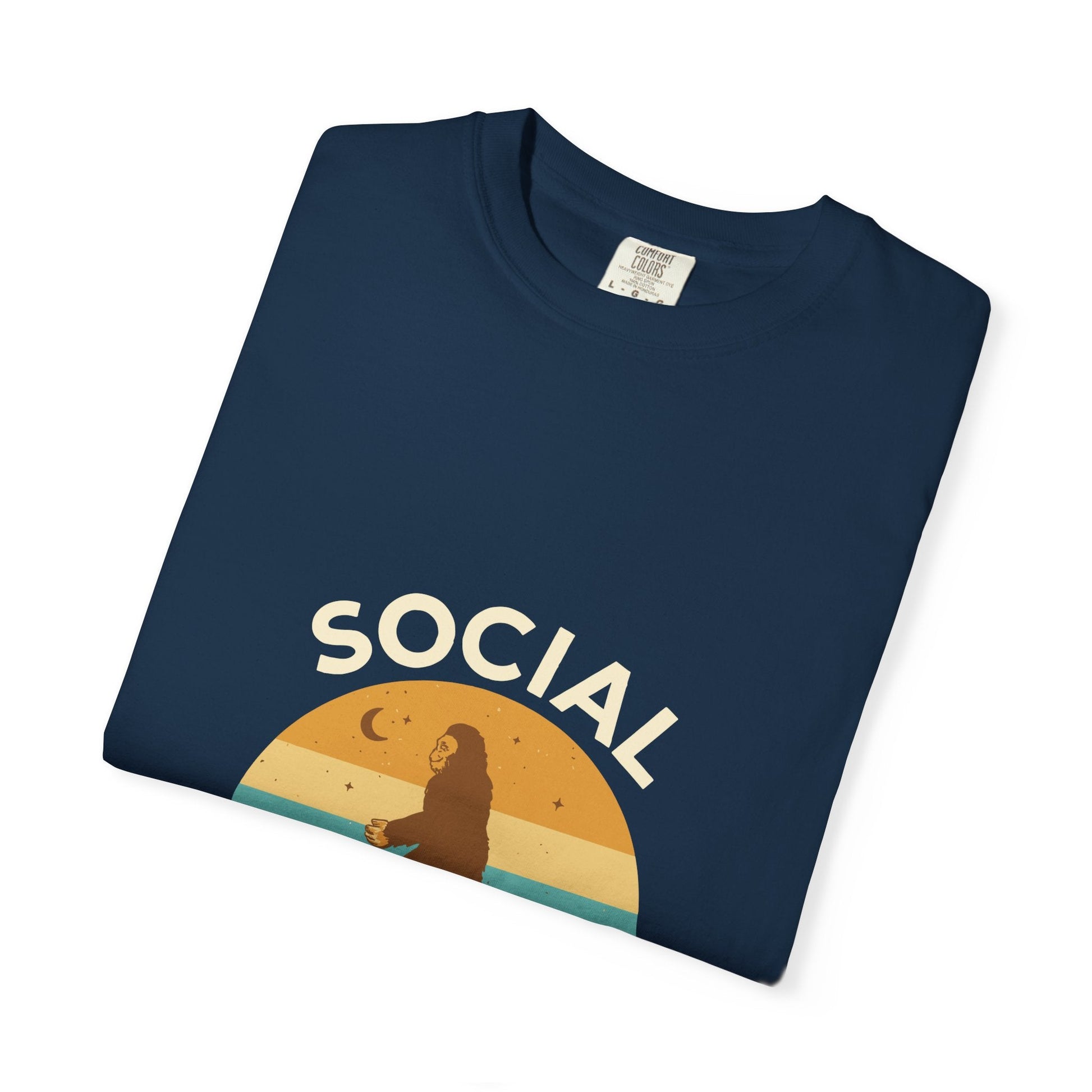 Dyed T-shirt – Snazzy Social Distance Edition Printify