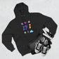 Symbols of 17 Aesthetic Three-Panel Fleece Hoodie - snazzymerch