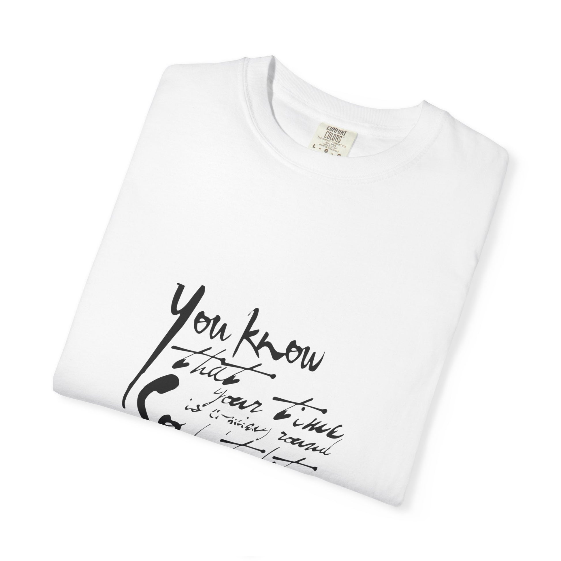 Bold Outline Logo Unisex Garment-Dyed T-shirt - snazzymerch