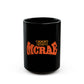Pastel Retro Black Mug (11oz, 15oz) - snazzymerch