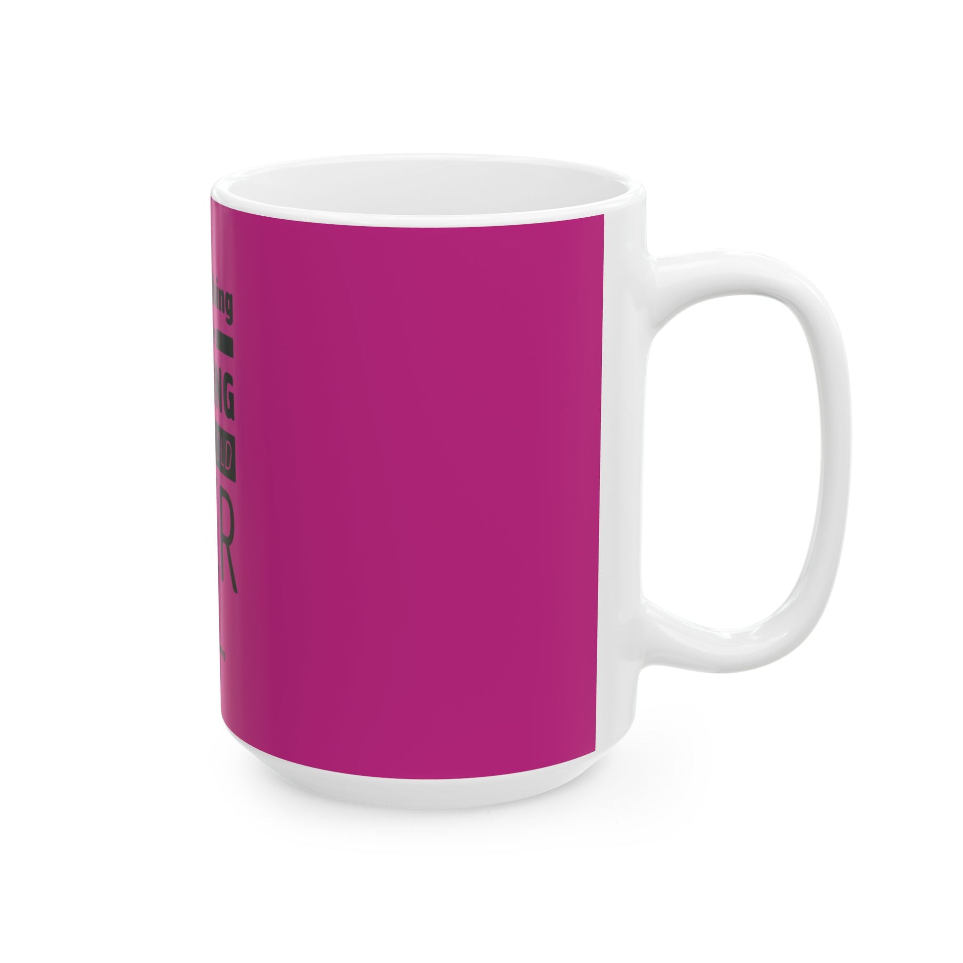 Pop Art Lips & Text Ceramic Mug, (11oz, 15oz) - snazzymerch