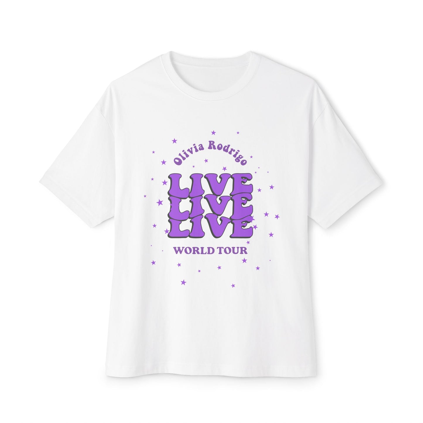 Olivia Rodrigo Live World Tour-Oversized Tee Printify