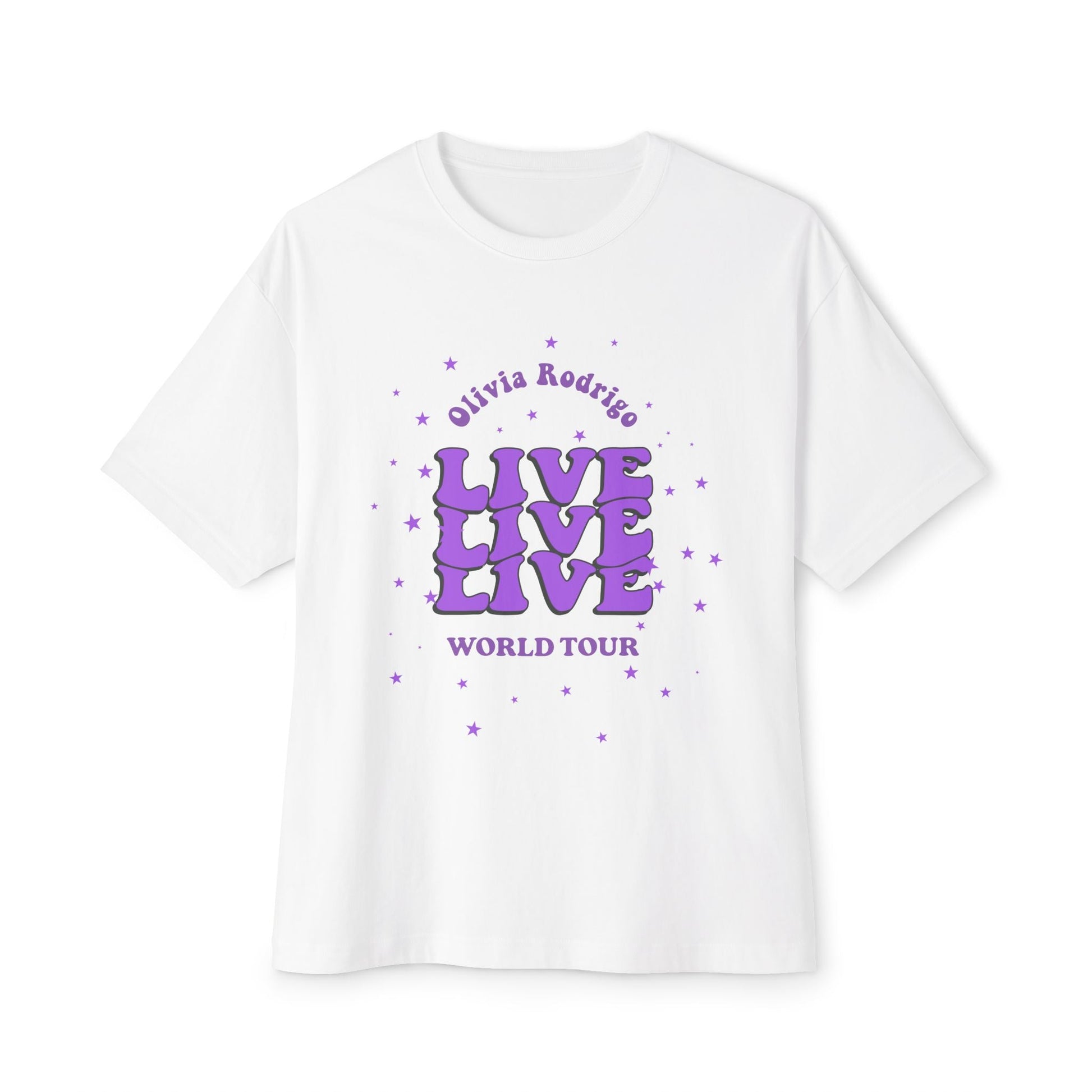 Olivia Rodrigo Live World Tour-Oversized Tee Printify