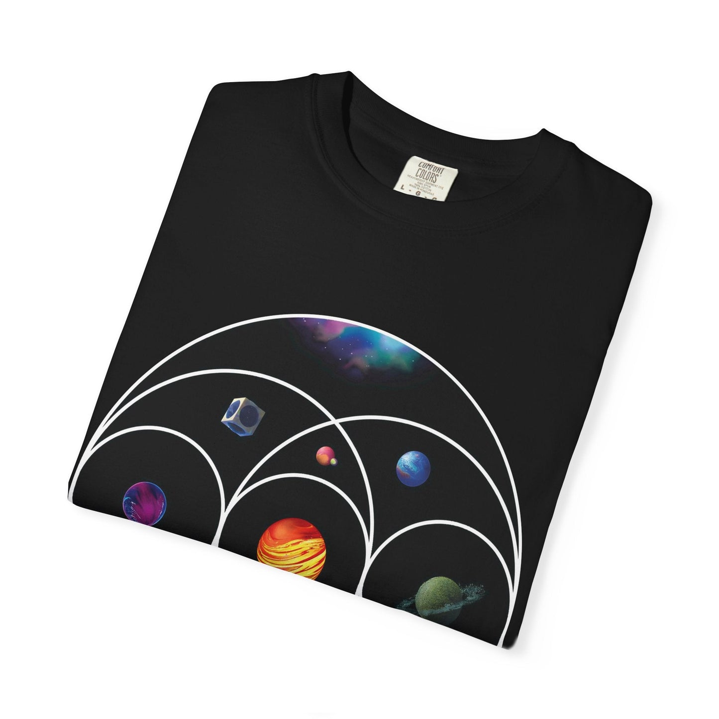 Unisex Garment-Dyed T-Shirt Inspired by Coldplay’s Illustration Concept Printify