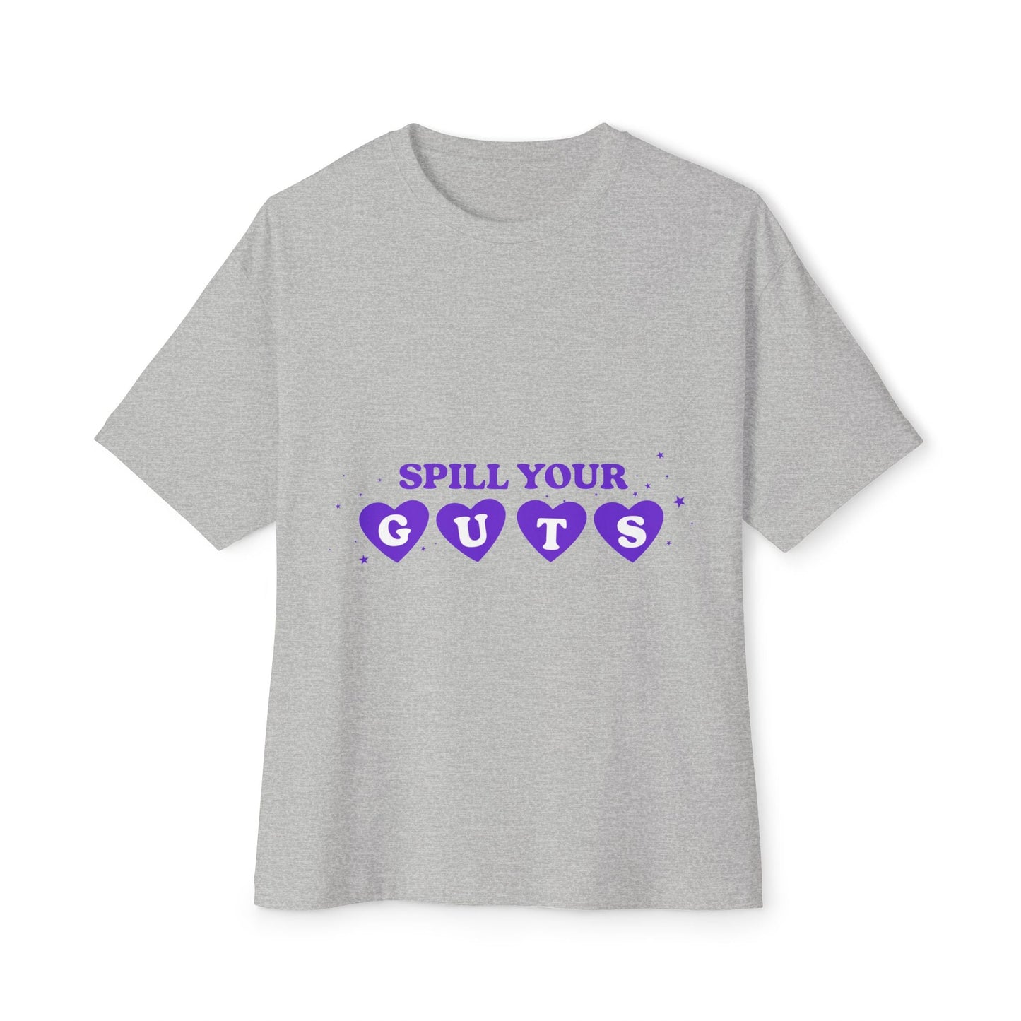 Spill Your Guts Heart-Oversized Tee Printify