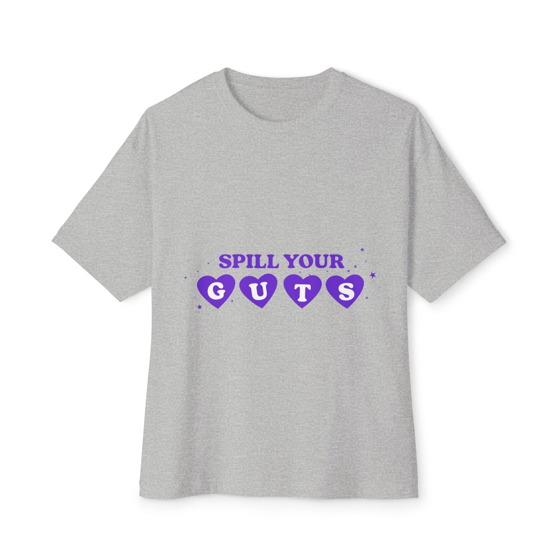 Spill Your Guts Heart-Oversized Tee Printify