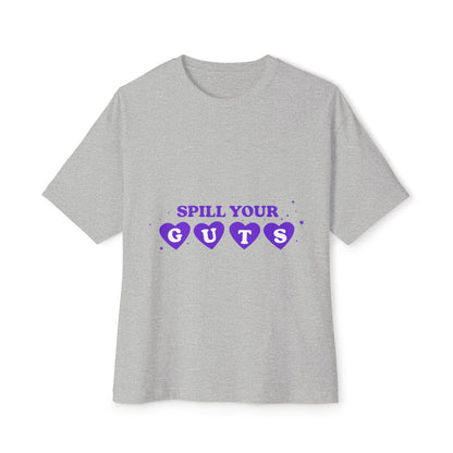 Spill Your Guts Heart-Oversized Tee Printify