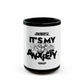 Block Font Quote Black Mug (11oz, 15oz) - snazzymerch