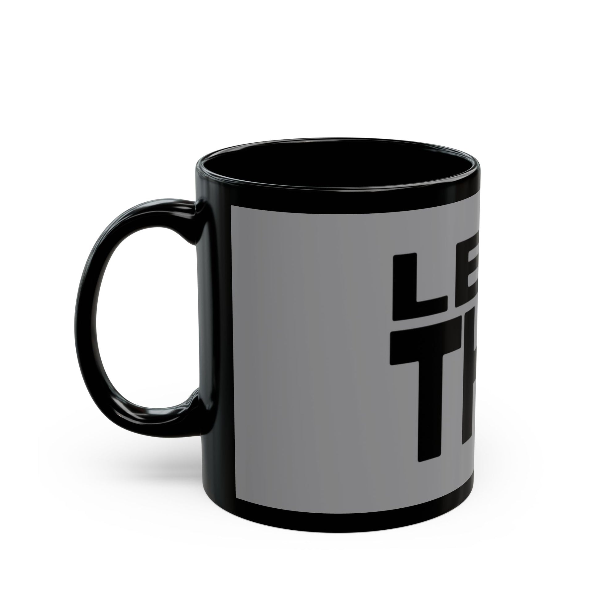 Bold Lettering Black Mug (11oz, 15oz) - snazzymerch