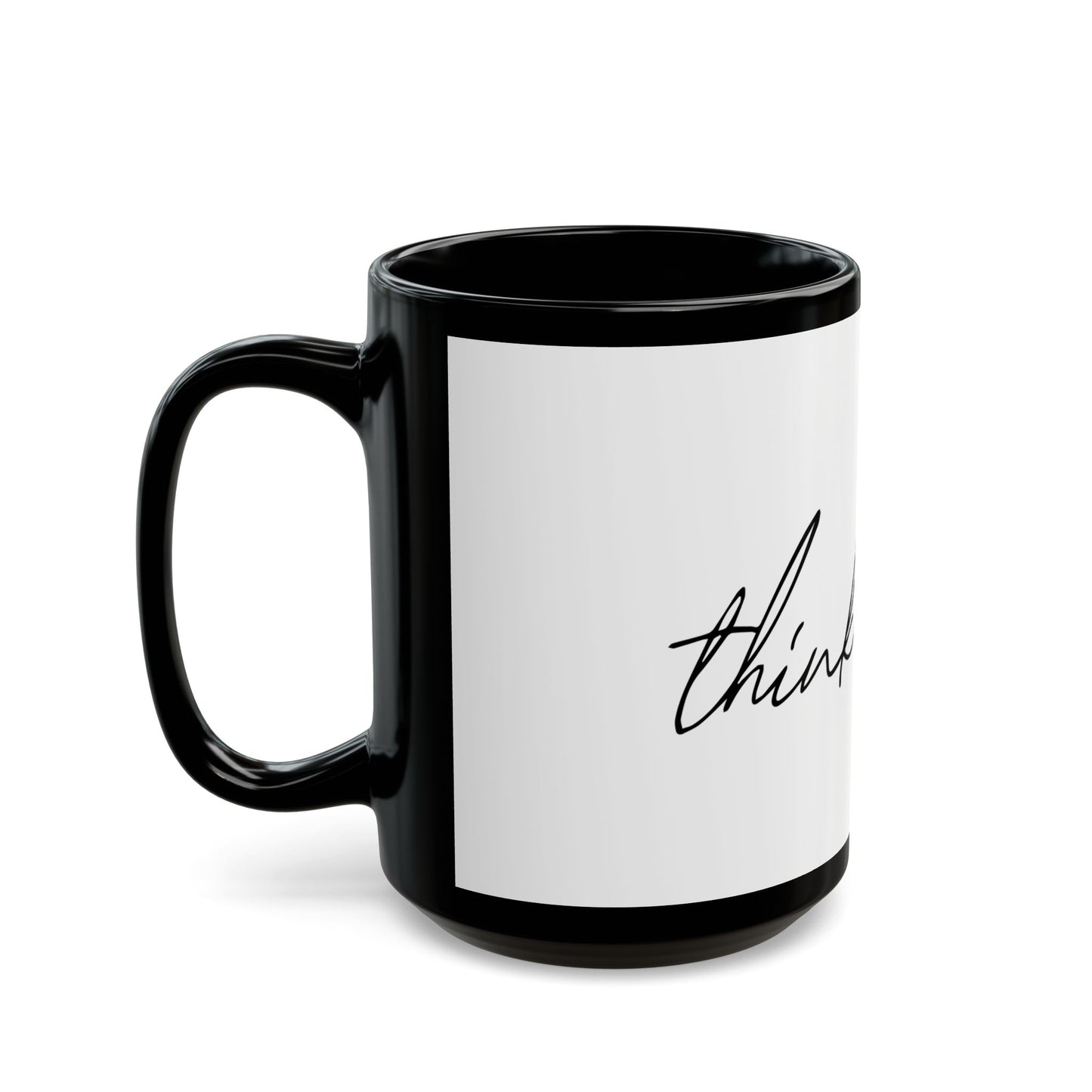 Retro Bold Black Mug (11oz, 15oz) - snazzymerch