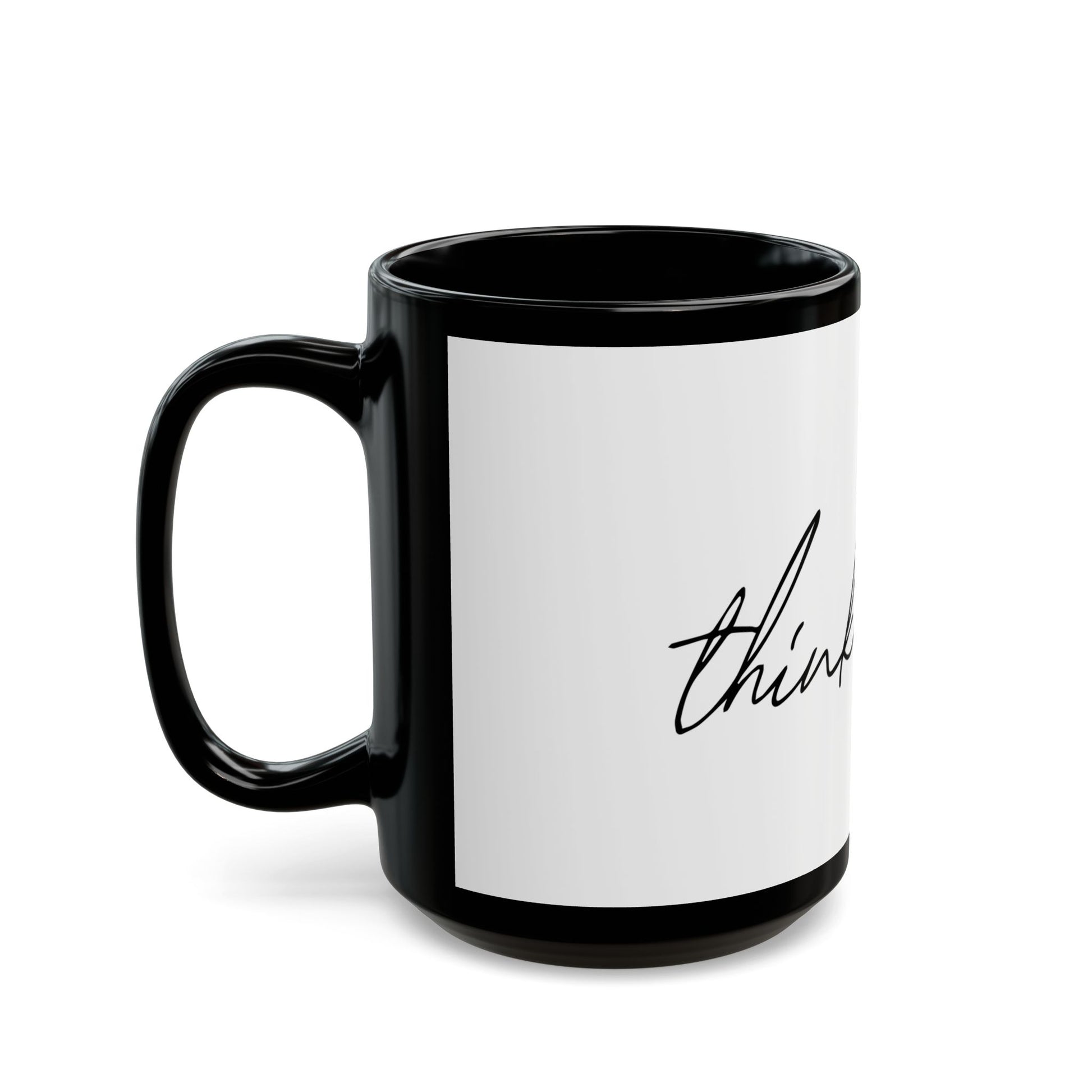 Retro Bold Black Mug (11oz, 15oz) - snazzymerch