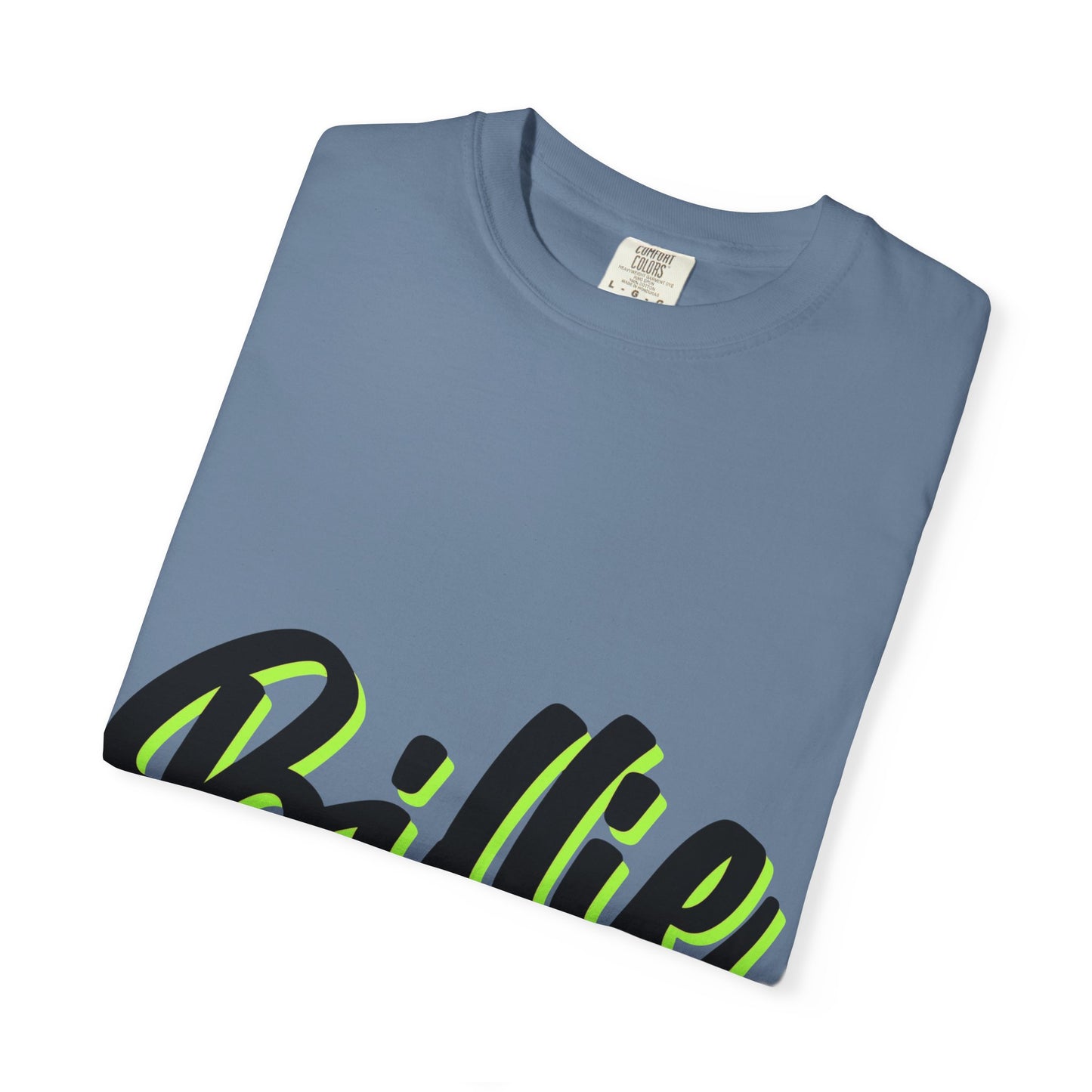 Billie Eilish Inspired Dyed T-shirt – Electric Script Vibes Edition Printify