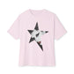 Born This Way Star Face-Unisex Oversized Tee Printify