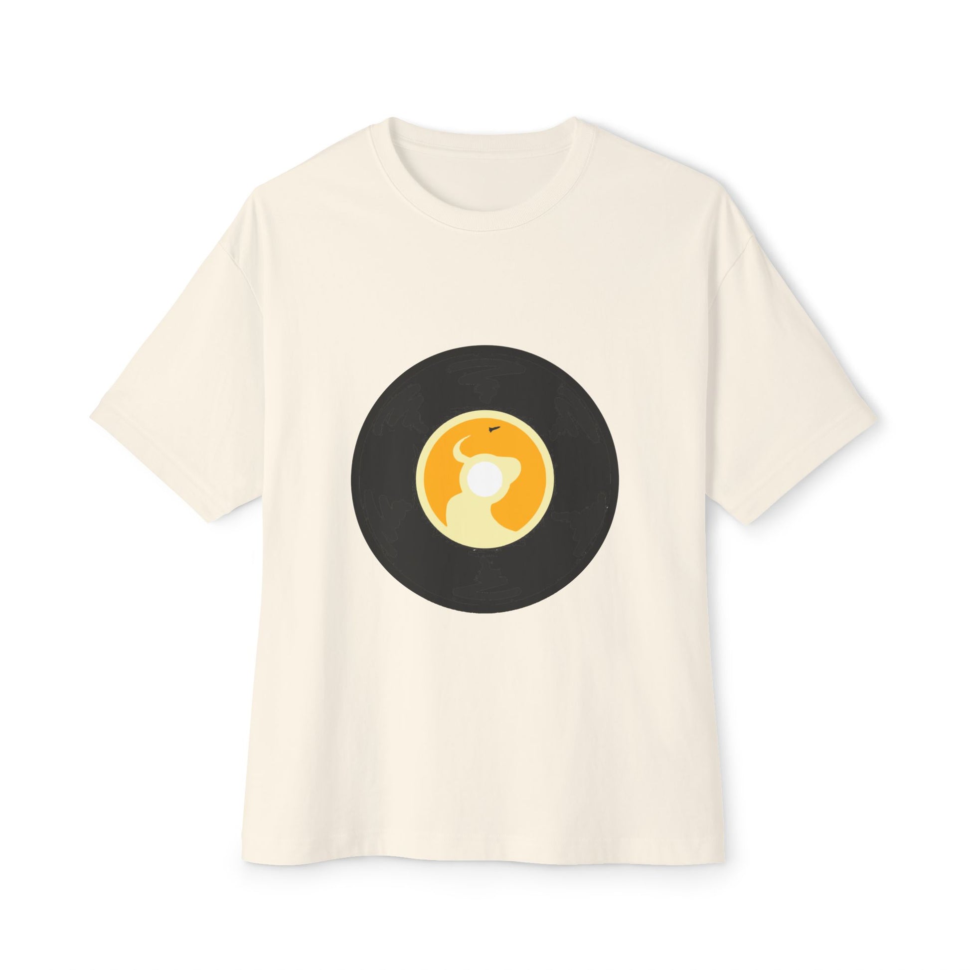 Crypto Rodeo Round Unisex Oversized Boxy Tee Printify