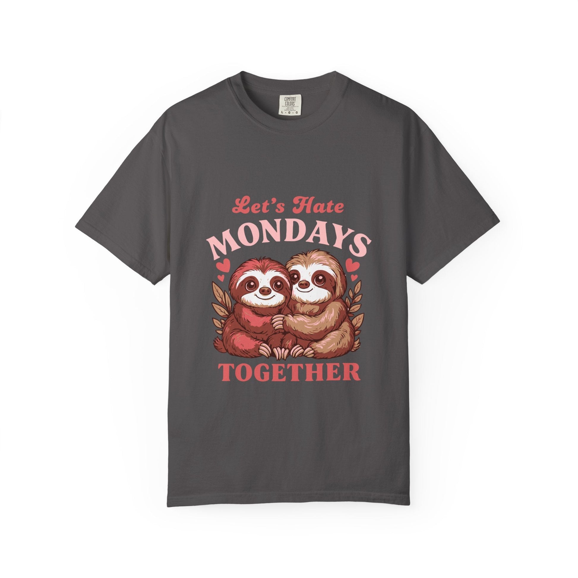 Dyed T-shirt – Snazzy Lets hate Monday Edition Printify