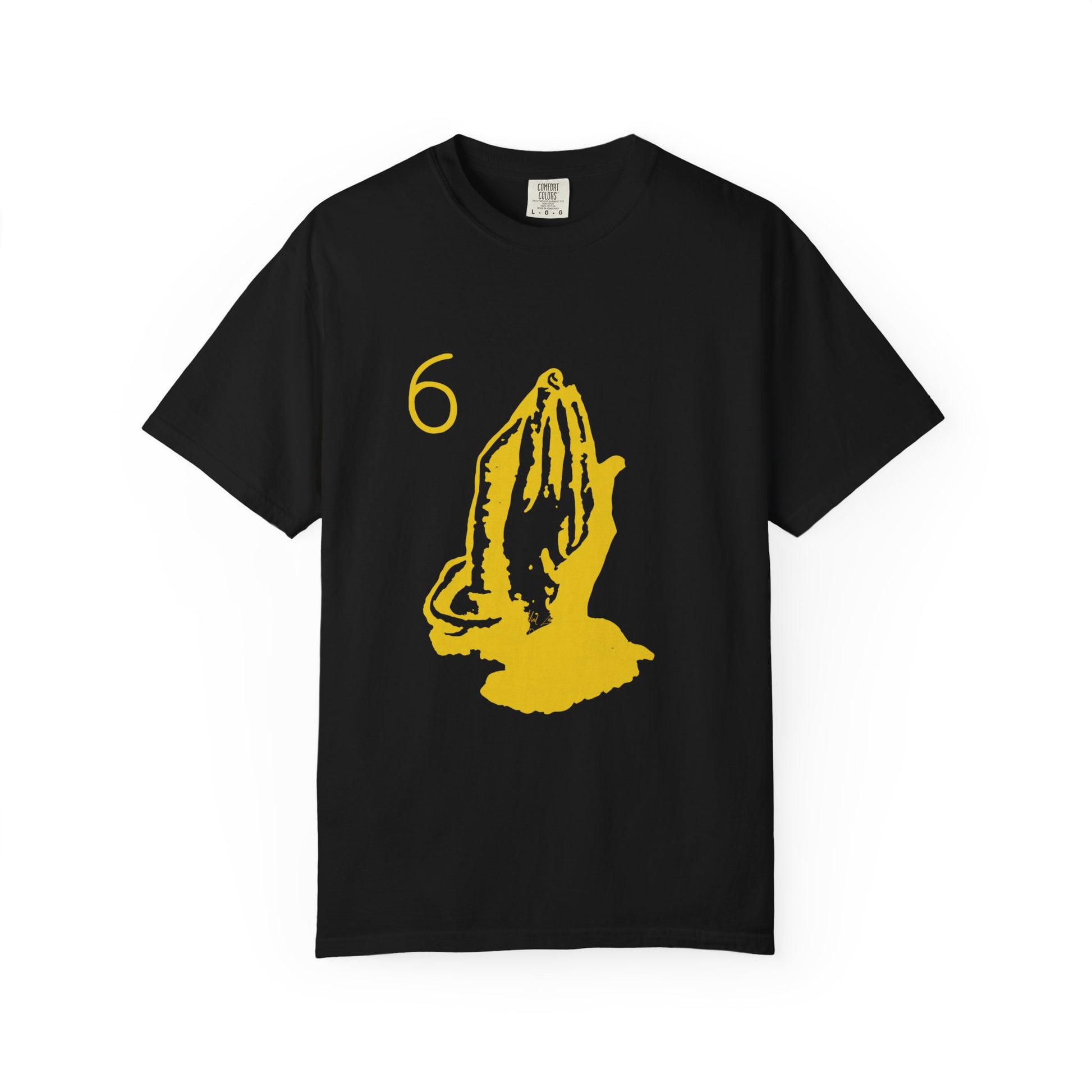6 God Prayer Hands Dyed Tshirt Printify