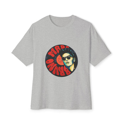 Groove Legend Record Unisex Oversized Boxy Tee Printify