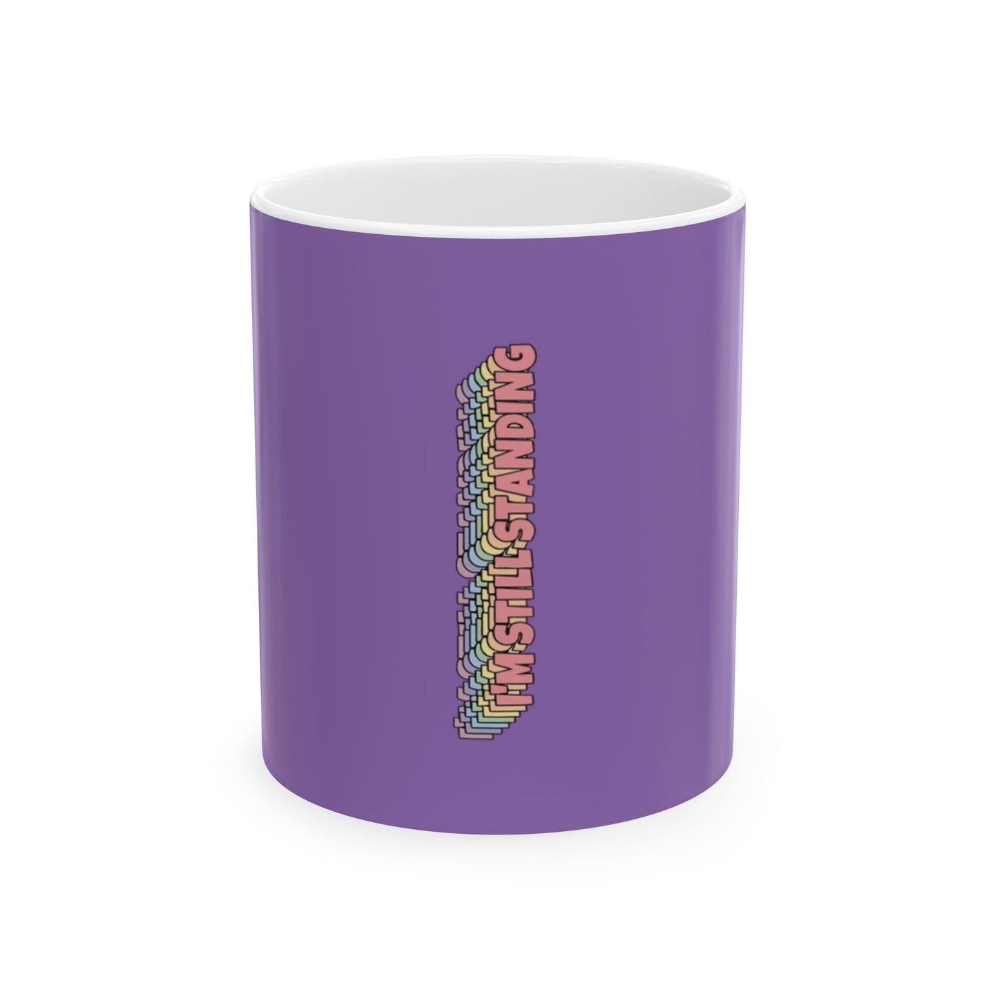 Standing Ceramic Mug, (11oz, 15oz) - snazzymerch