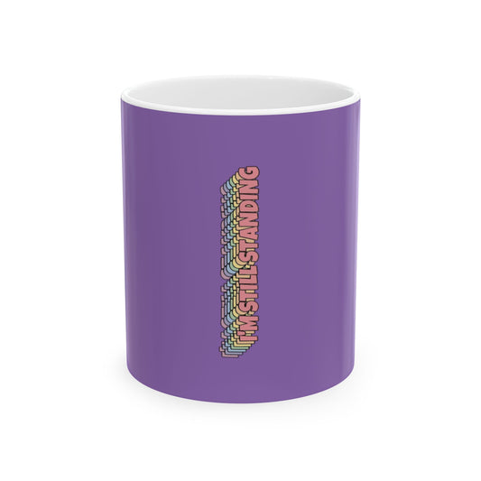 Standing Ceramic Mug, (11oz, 15oz) - snazzymerch