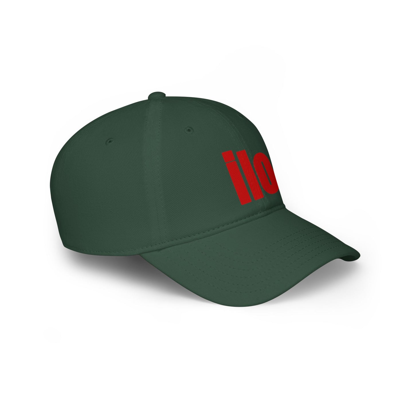 Billie Eilish Inspired Baseball Cap – Bold Red Block Edition Printify