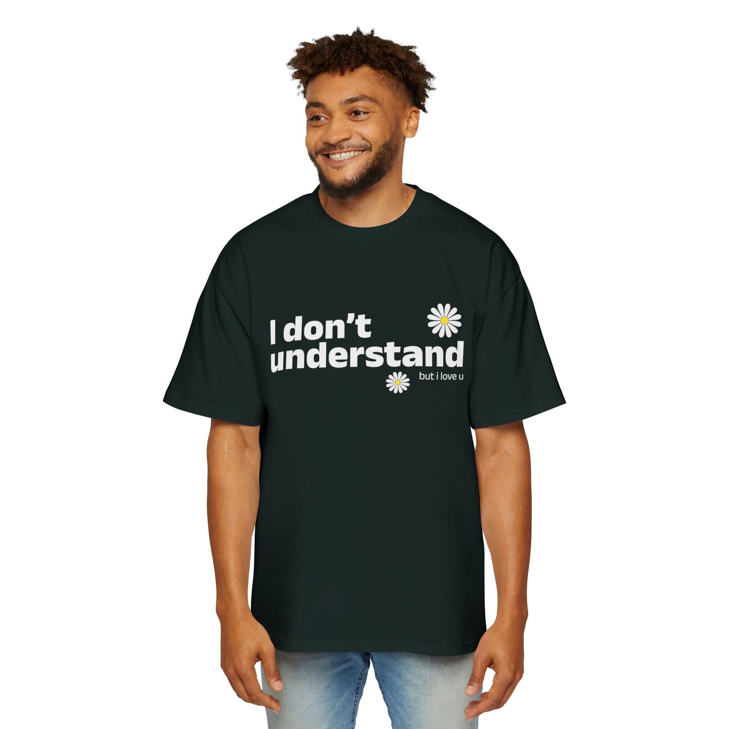 I Don’t Understand Men's Heavy Oversized Tee - snazzymerch