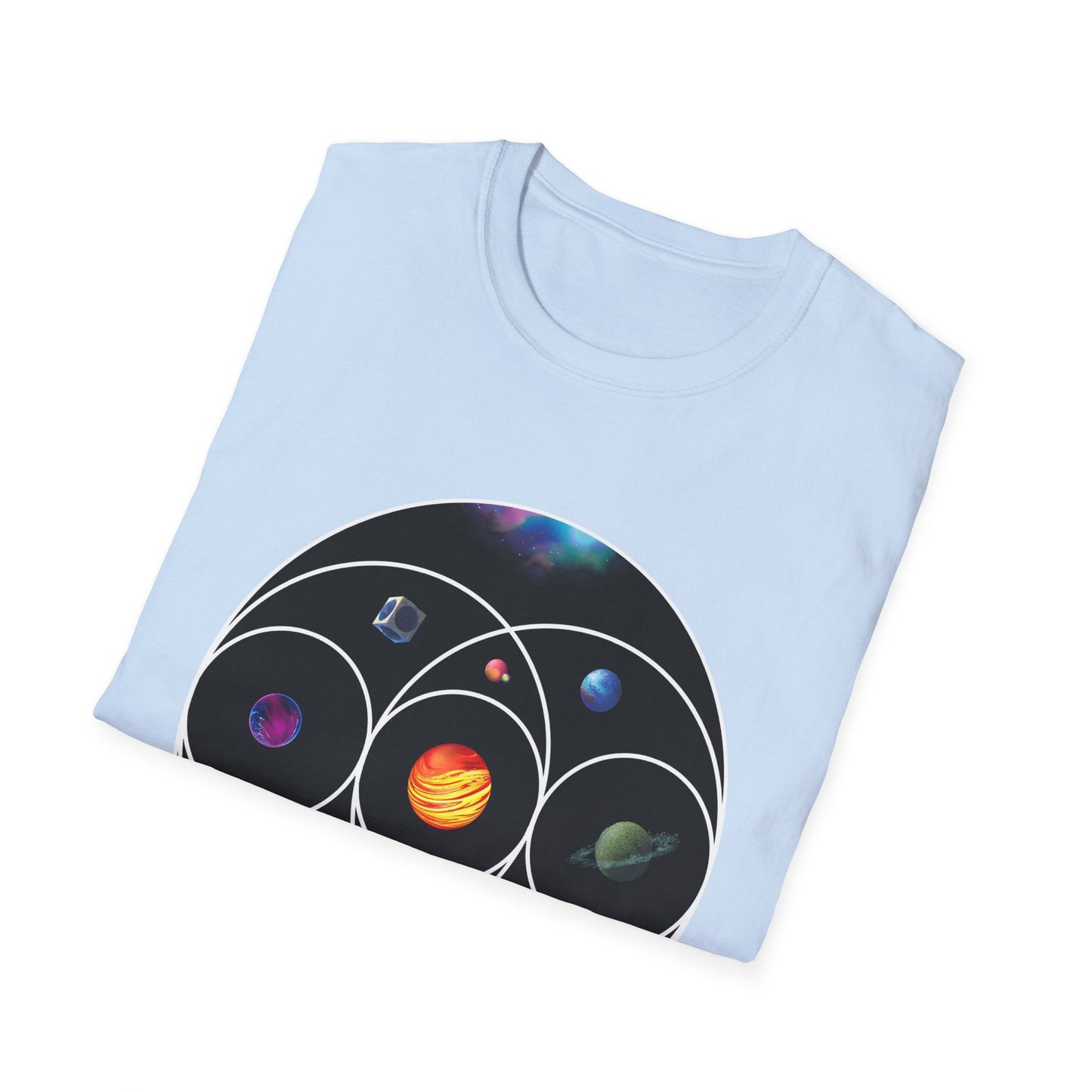Unisex Softstyle T-Shirt Inspired by Coldplay’s Illustration Concept Printify