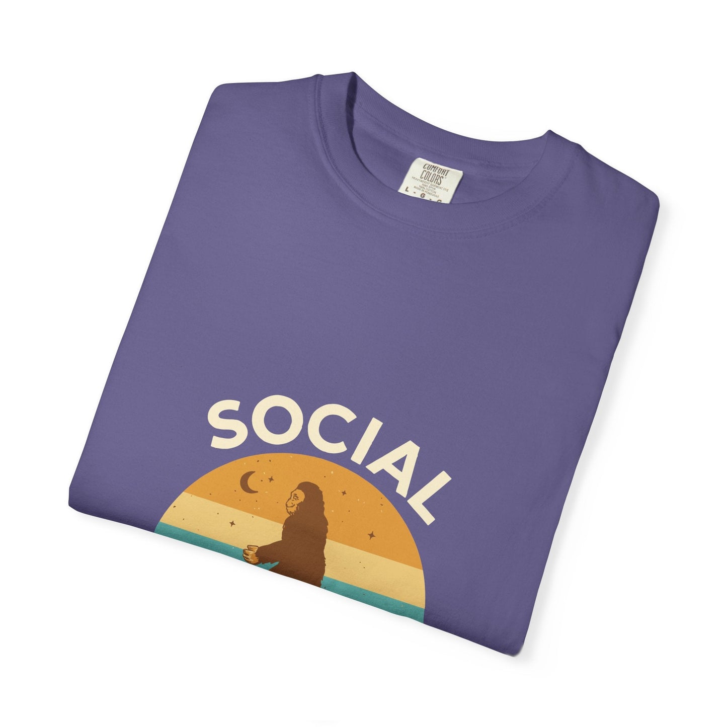 Dyed T-shirt – Snazzy Social Distance Edition Printify