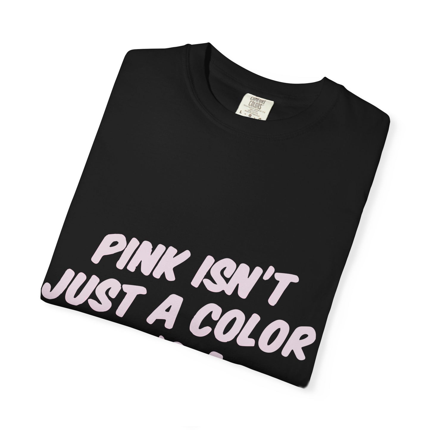 Lifestyle in Pink Unisex Garment-Dyed T-shirt - snazzymerch