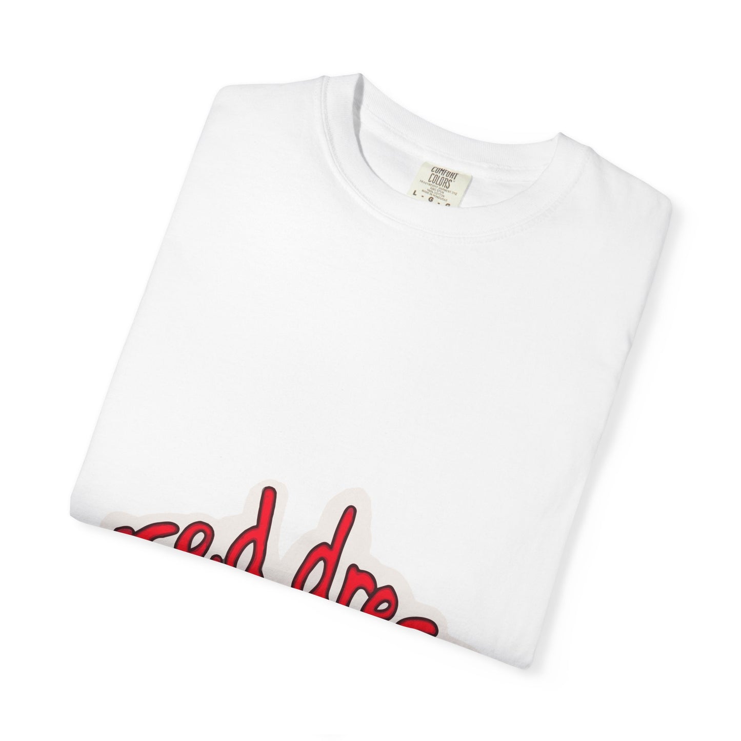 Red Dress Aesthetic Unisex Garment-Dyed T-shirt - snazzymerch