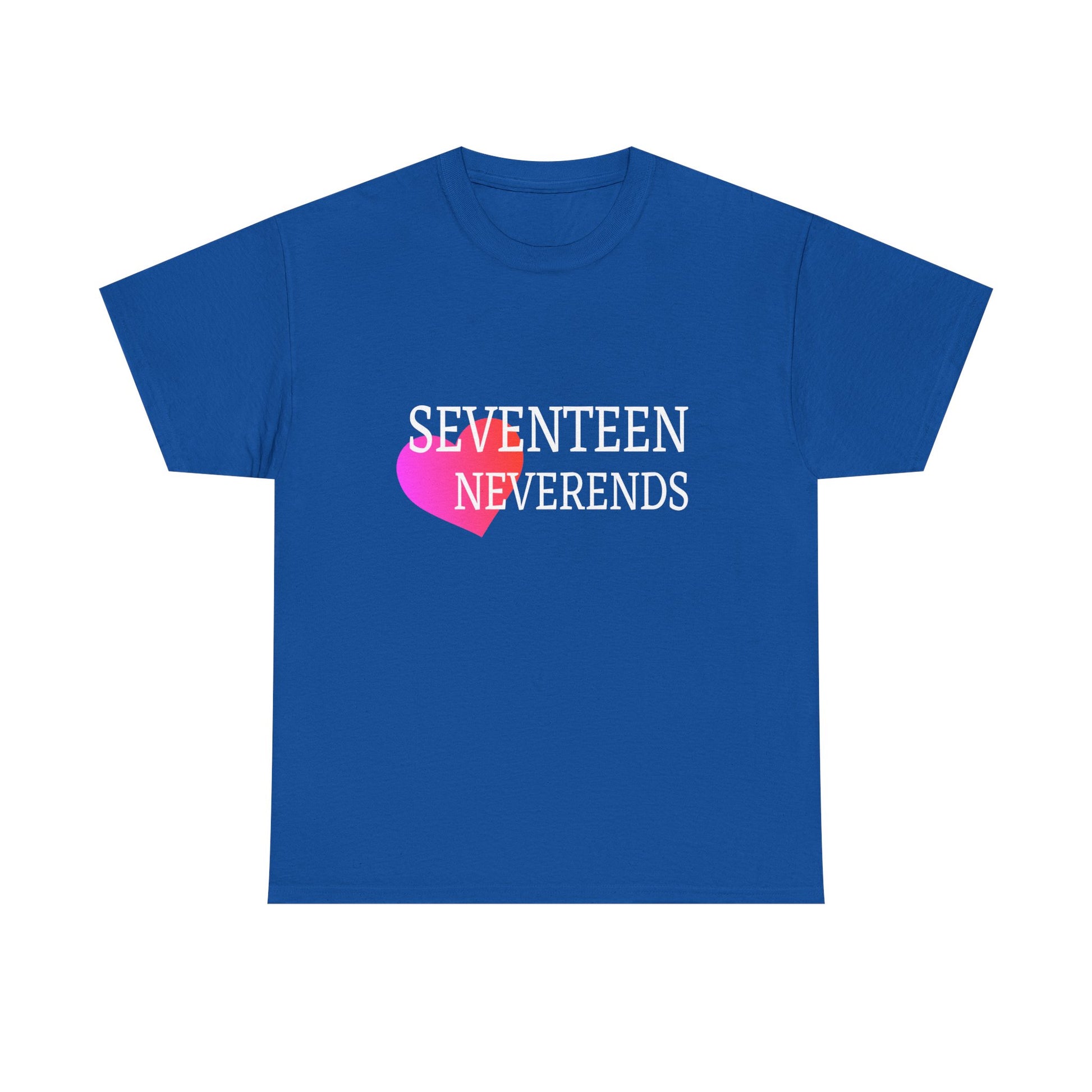 Never Ends Heart Unisex Heavy Cotton Tee - snazzymerch