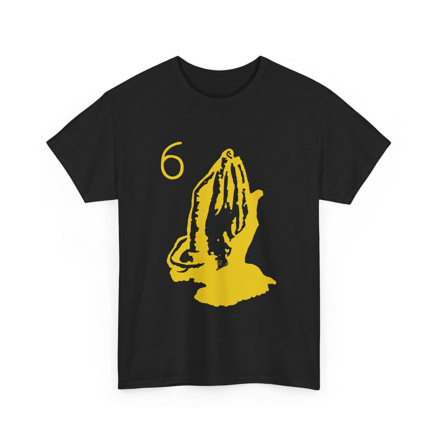 6 God Prayer Hands Heavy Cotton Tee Printify