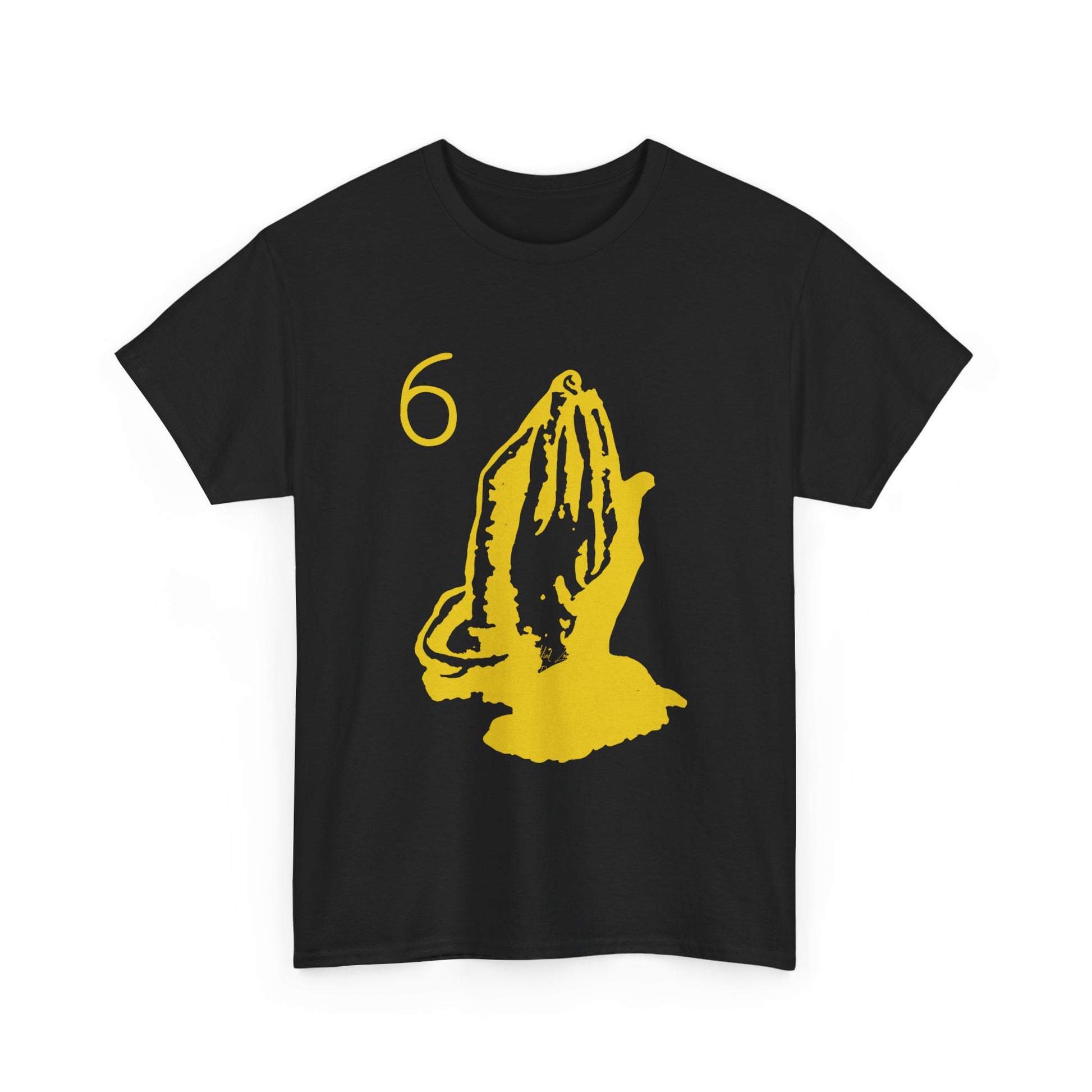 6 God Prayer Hands Heavy Cotton Tee Printify