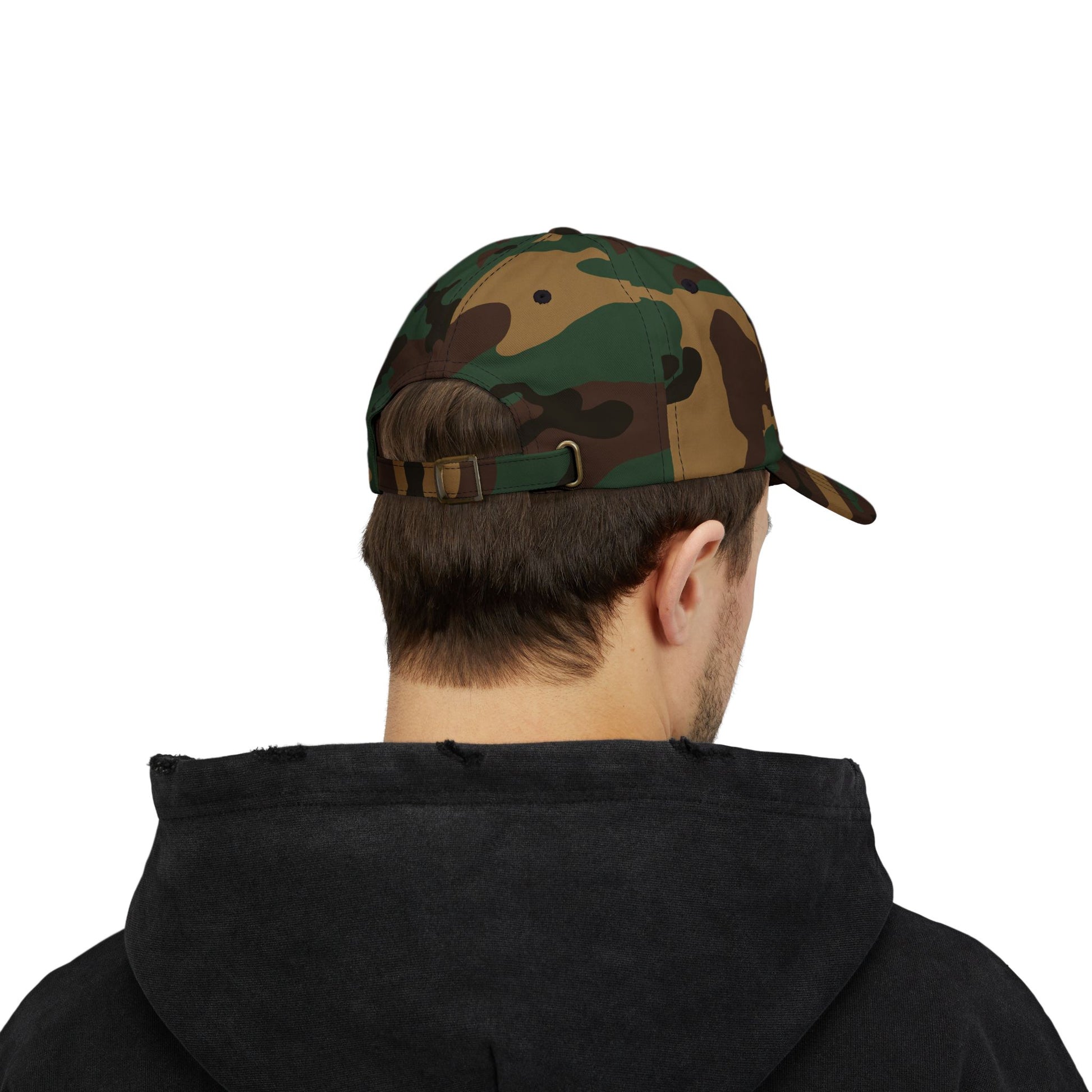 Retro Floral Groove Classic dad cap Printify