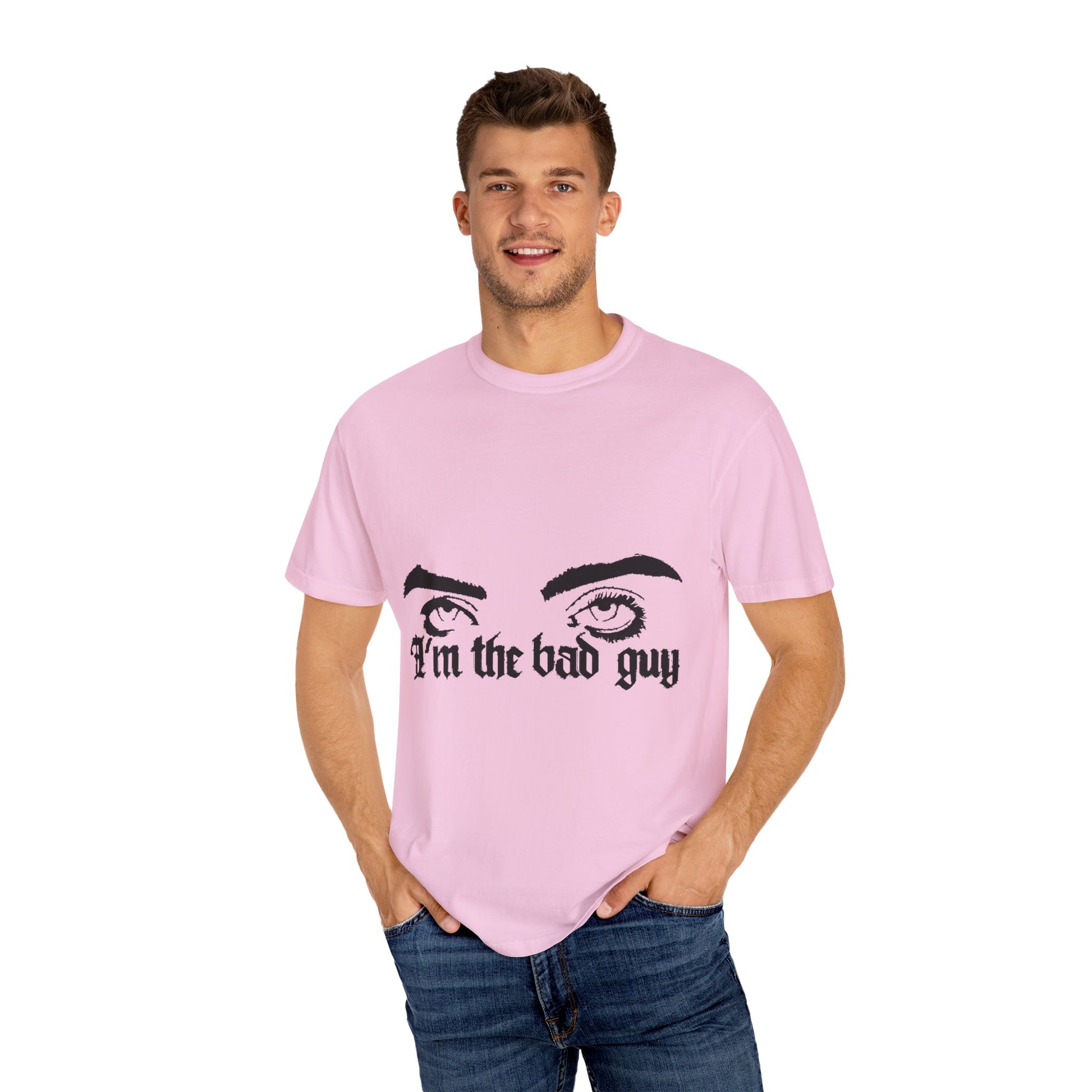Billie Eilish Inspired Dyed T-shirt – Eyes & Shadows Gothic Edition Printify