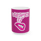 Whisper Lips Ceramic Mug, (11oz, 15oz) - snazzymerch