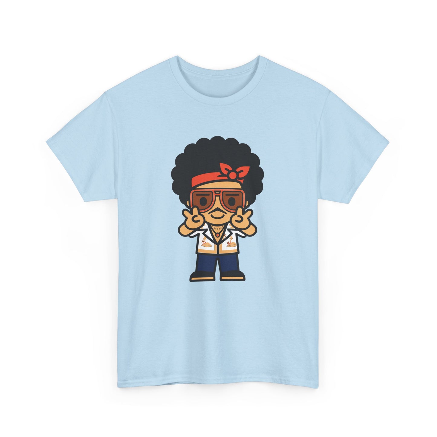 Afro Disco Mood Unisex Heavy cotton Tee Printify