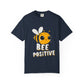 Dyed T-shirt – Snazzy Bee positive Edition Printify