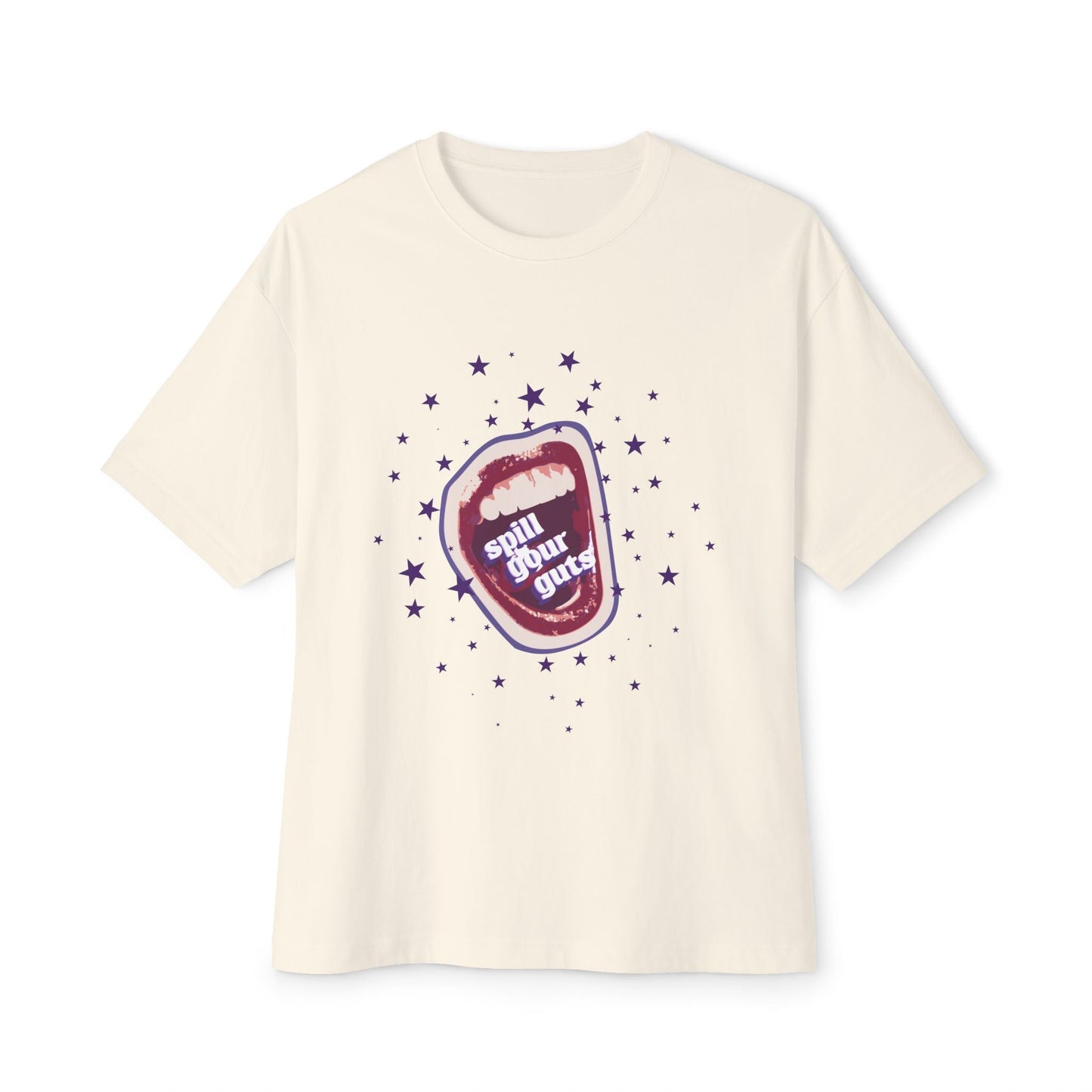 Spill Your Guts Scream-Oversized Tee Printify
