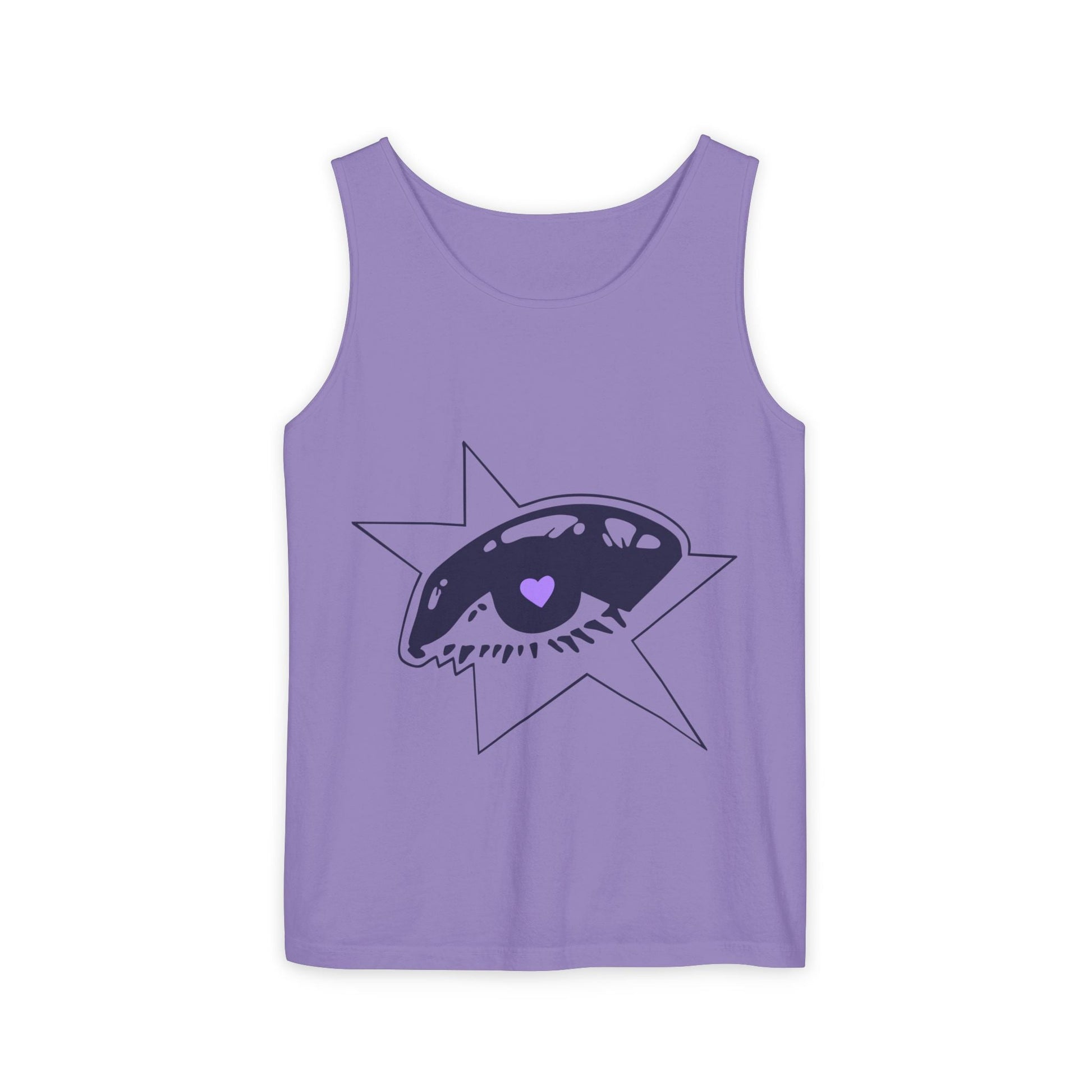 Purple Starry Eye-Dyed Tank Top Printify