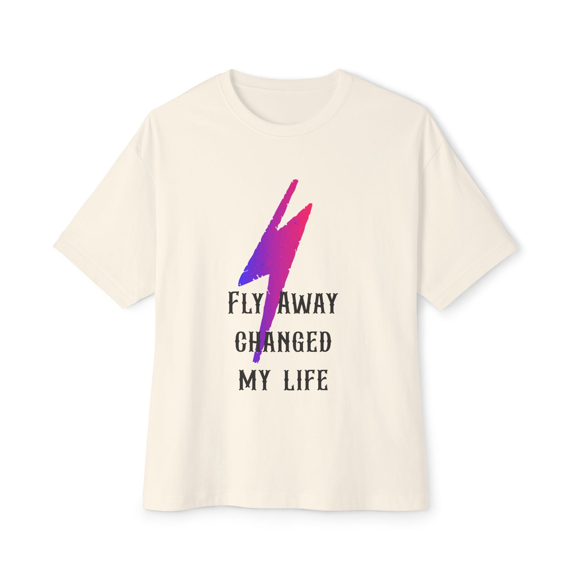 Power Surge Bolt Unisex Oversized Boxy tee Printify