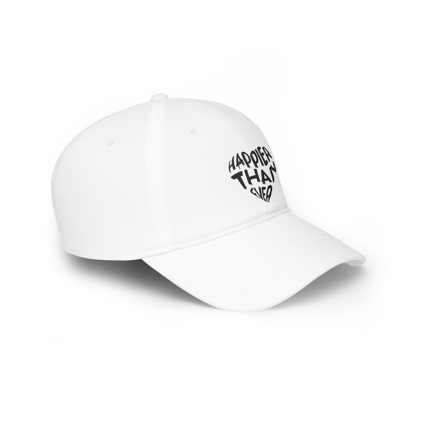 Billie Eilish Inspired Baseball Cap – Happier Heart Lettering Edition Printify
