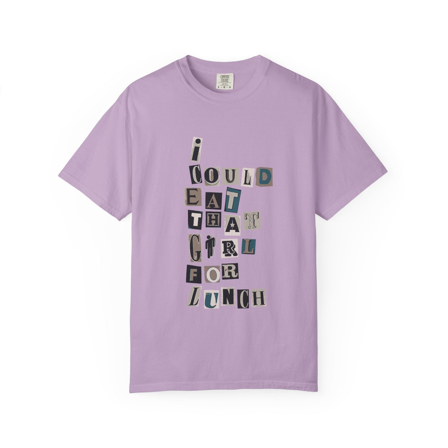 Billie Eilish Inspired Dyed T-shirt – Mixed Message Collage Edition Printify