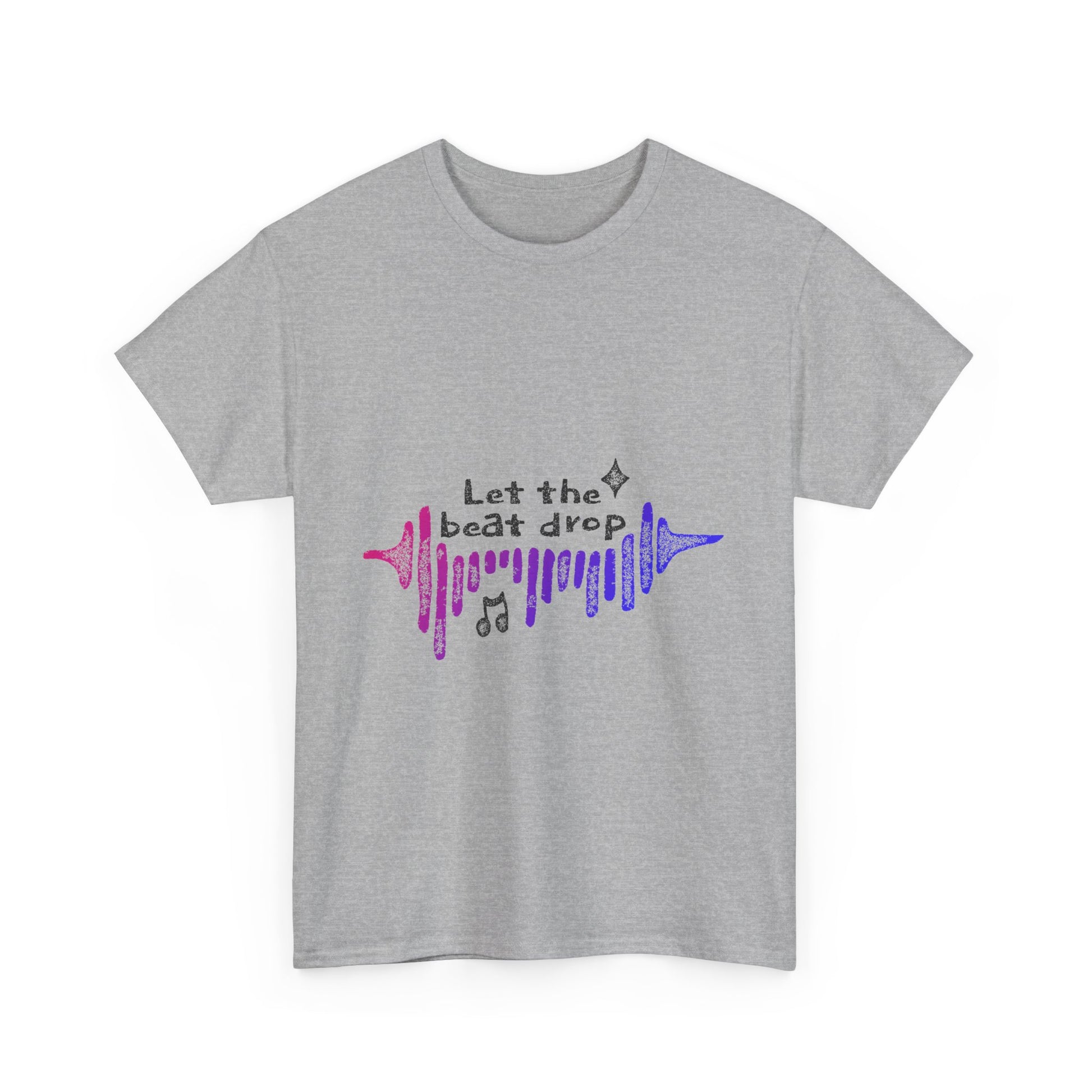 Bold Beats Visualizer Unisex Heavy cotton tee Printify
